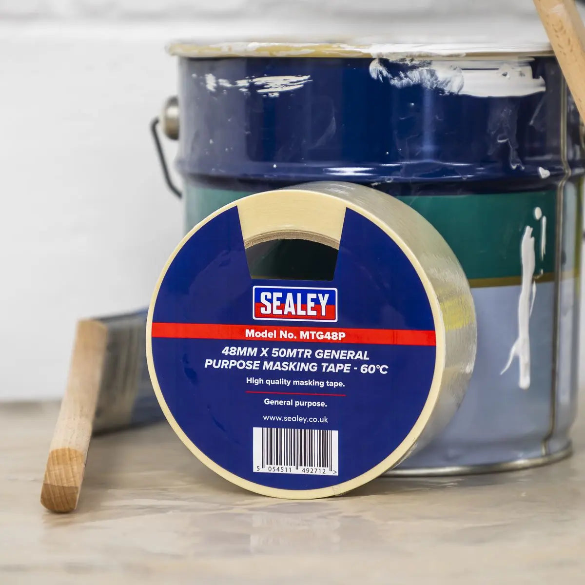 Sealey 48mm x 50m General Purpose Masking Tape 