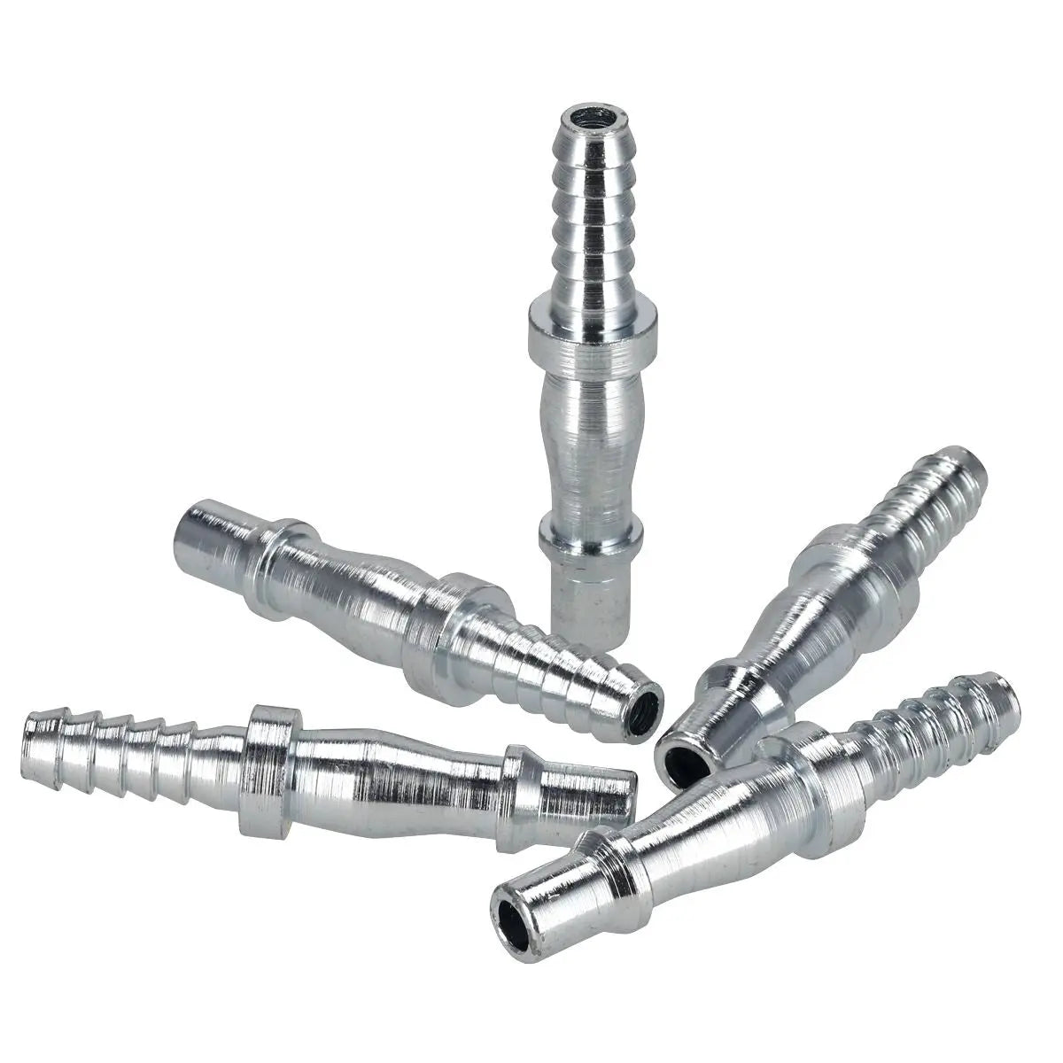 Sealey 5 Pack Hose End Tailpiece Adaptor Bayonet 1/4" Bore Connector Hose Coupler 