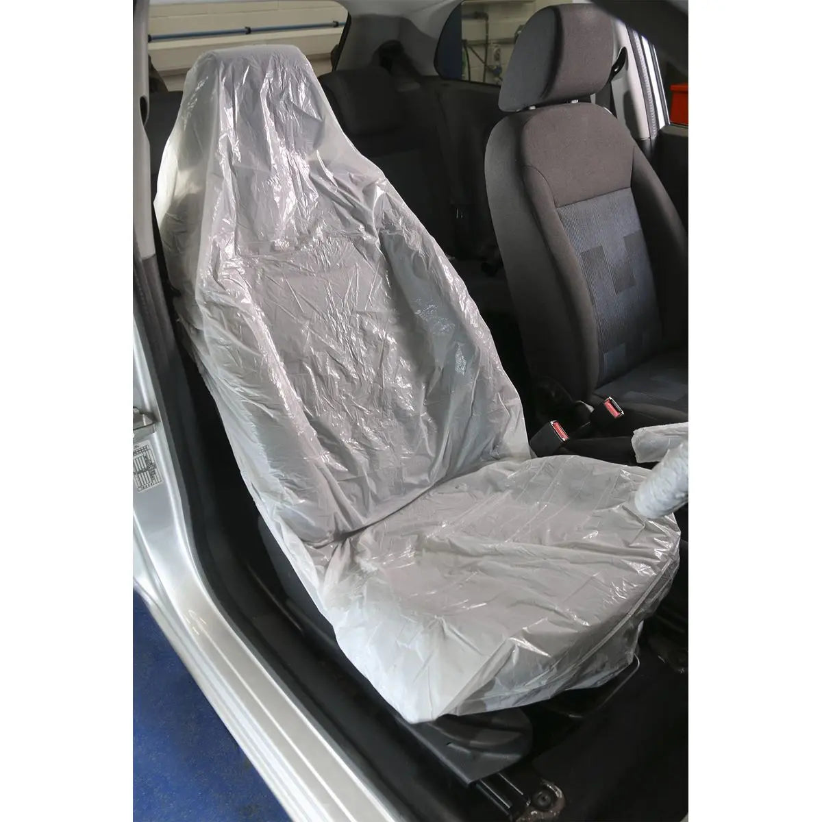 Sealey 5 in 1 Disposable Car Interior Protection Kit - Box of 50 Sets Seat Cover 