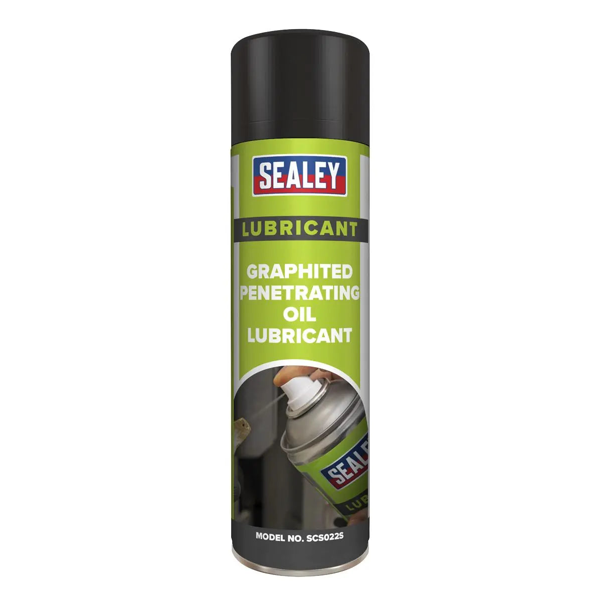 Sealey 500ml Graphited Penetrating Oil Lubricant Spray 