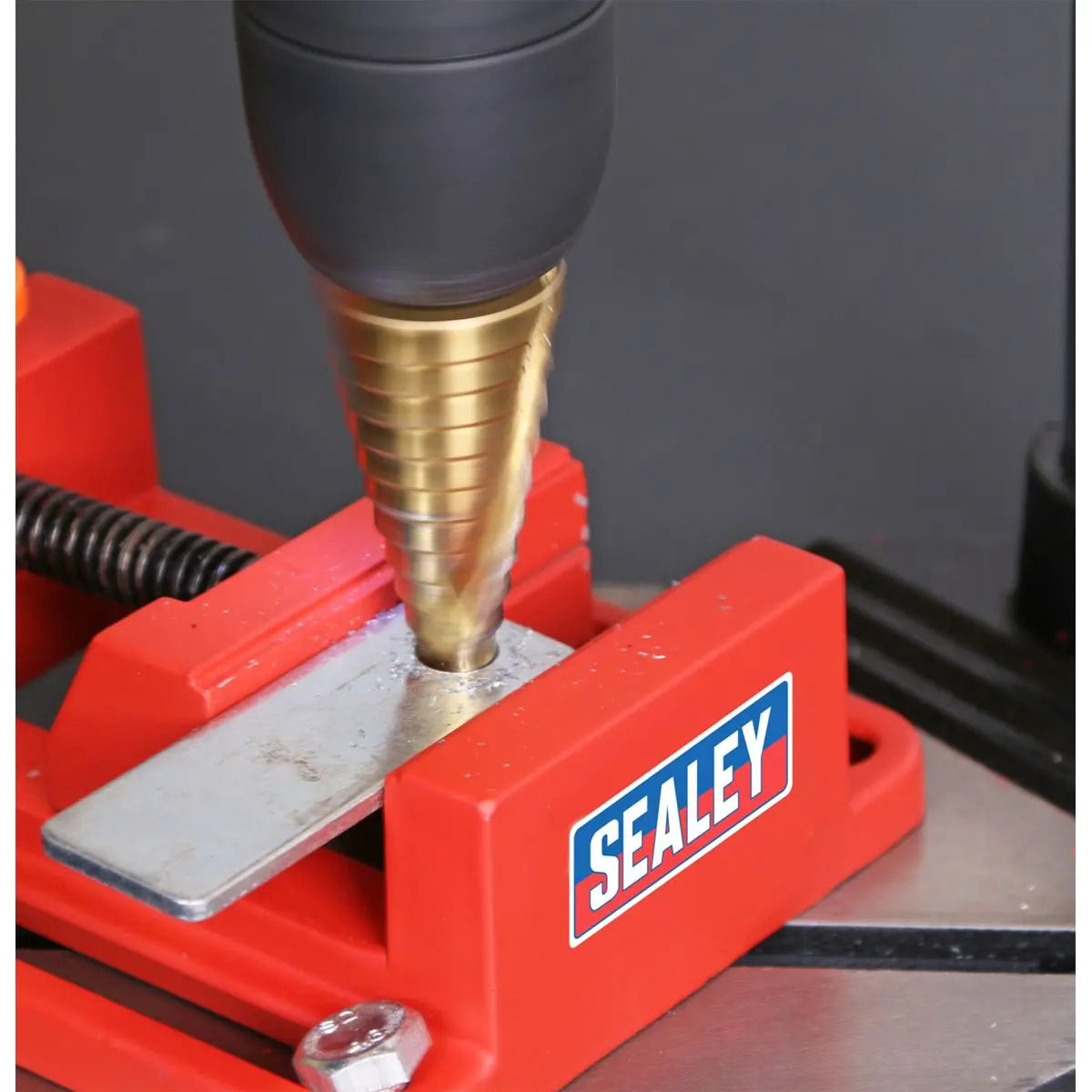 Sealey 500mm Drill Stand with Cast Iron Base and 65mm Vice 