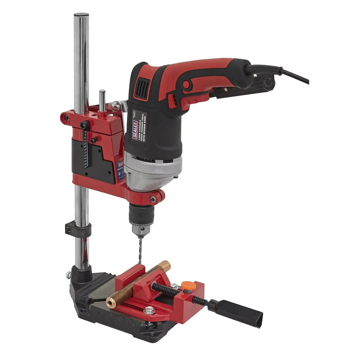 Sealey 500mm Drill Stand with Cast Iron Base and 65mm Vice 