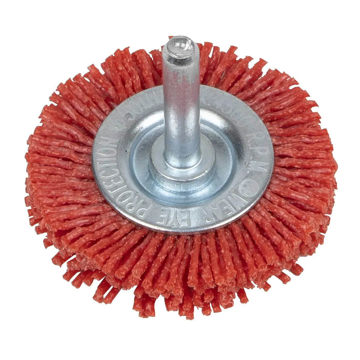 Sealey 50mm Nylon Filament Circular Brush with 6mm Shaft  White Rose Tools