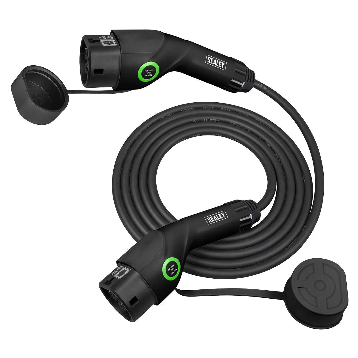 Sealey 5m Type 2 to Type 2 EV Charging Cable 16A(11KW) 3Ph5m 16A (11KW) 3PH Type 2 to Type 2 EV Charging Cable 5m 16A (11KW) 3PH Type 2 to Type 2 EV Charging Cable 5m 16A (11KW) 3PH Type 2 to Type 2 EV Charging Cable  White Rose Tools