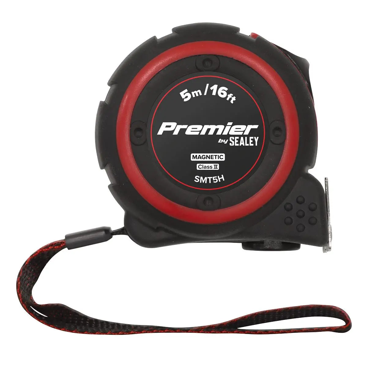 Sealey 5m or 8m Heavy Duty Tape Measure Rubber Body 