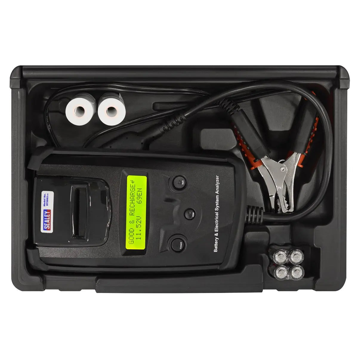 Sealey 6/12/24V Digital Battery & Alternator Tester with Printer 