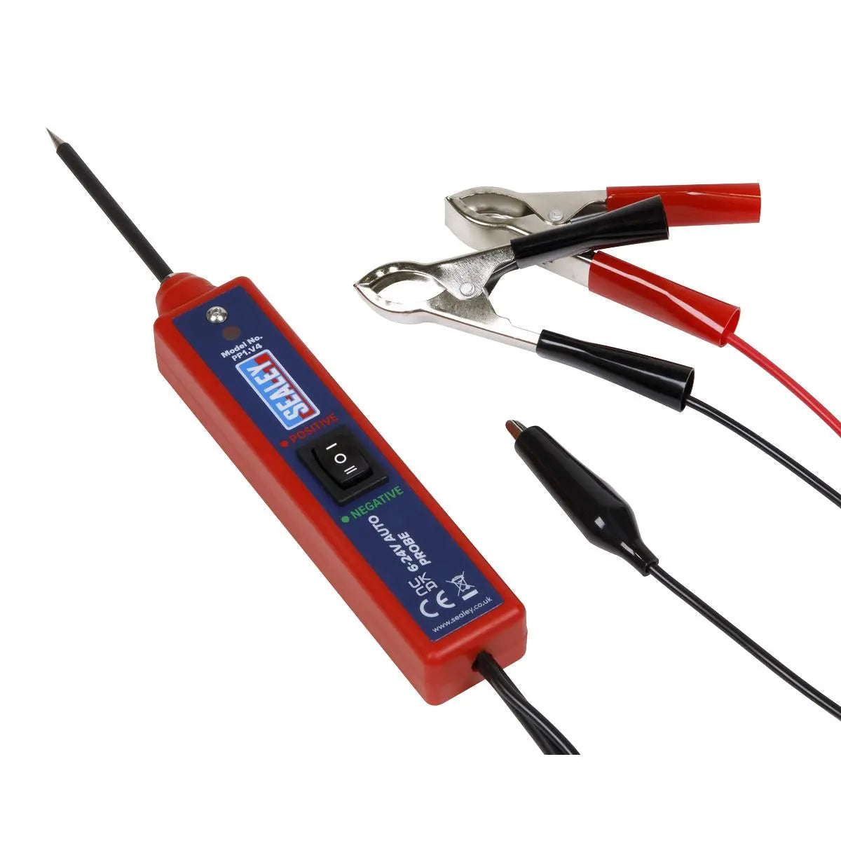 Sealey 6-24V Auto Probe Mechanic Garage Electrician Vehicle Circuit Tester Power 