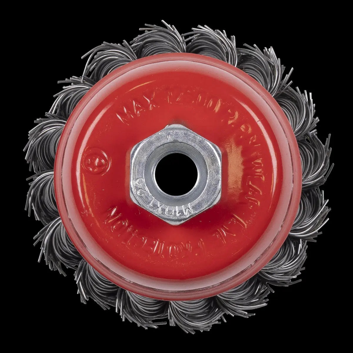 Sealey 65mm Twist Knot Wire Cup Brush M10 x 1.25mm 