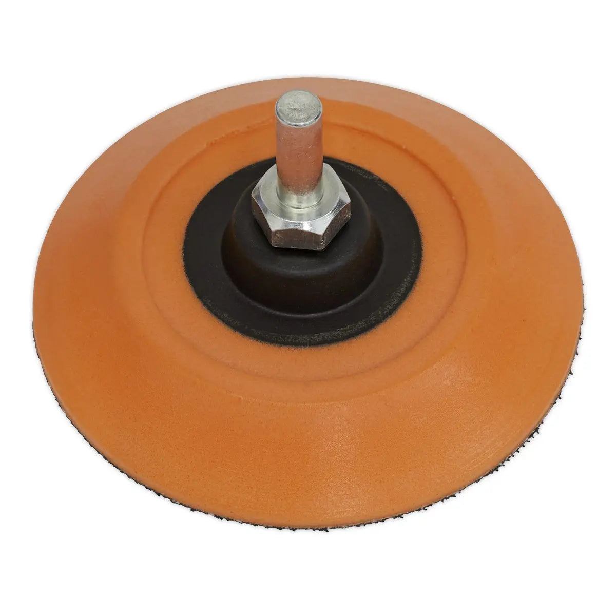 Sealey 75mm Hook & Loop Backing Pad 6mm Shaft 