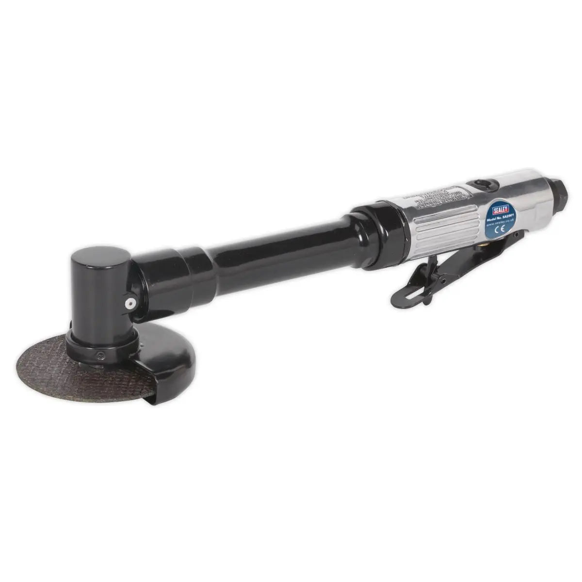 Sealey 75mm Long Reach Air Angle Cut Off Cutting Tool Air Grinder Saw 1/4" BSP 