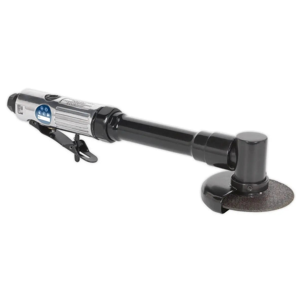 Sealey 75mm Long Reach Air Angle Cut Off Cutting Tool Air Grinder Saw 1/4" BSP 