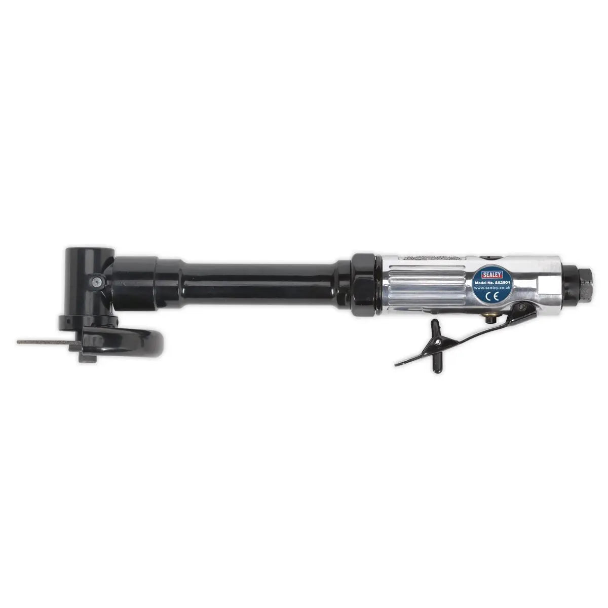 Sealey 75mm Long Reach Air Angle Cut Off Cutting Tool Air Grinder Saw 1/4" BSP 
