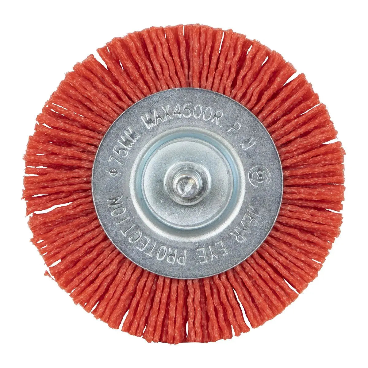 Sealey 75mm Nylon Filament Circular Brush with 6mm Shaft  White Rose Tools