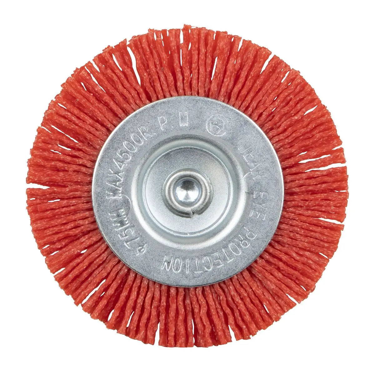Sealey 75mm Nylon Filament Circular Brush with 6mm Shaft  White Rose Tools