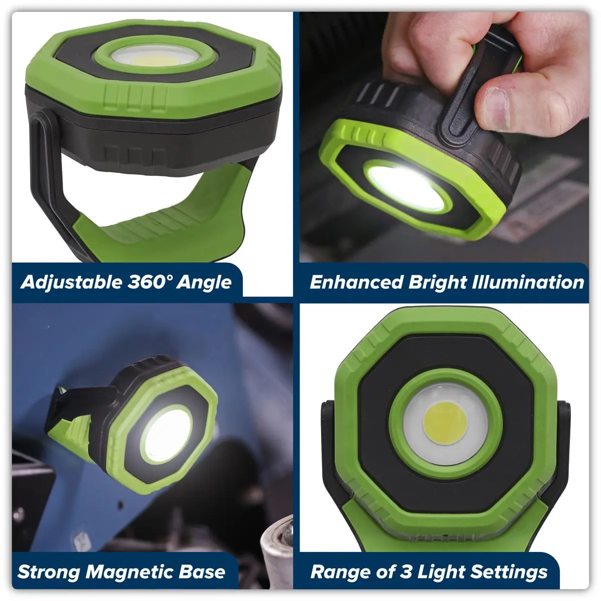 Sealey 7W COB LED 360° Rechargeable Pocket Floodlight with Magnet 700 Lumens  White Rose Tools