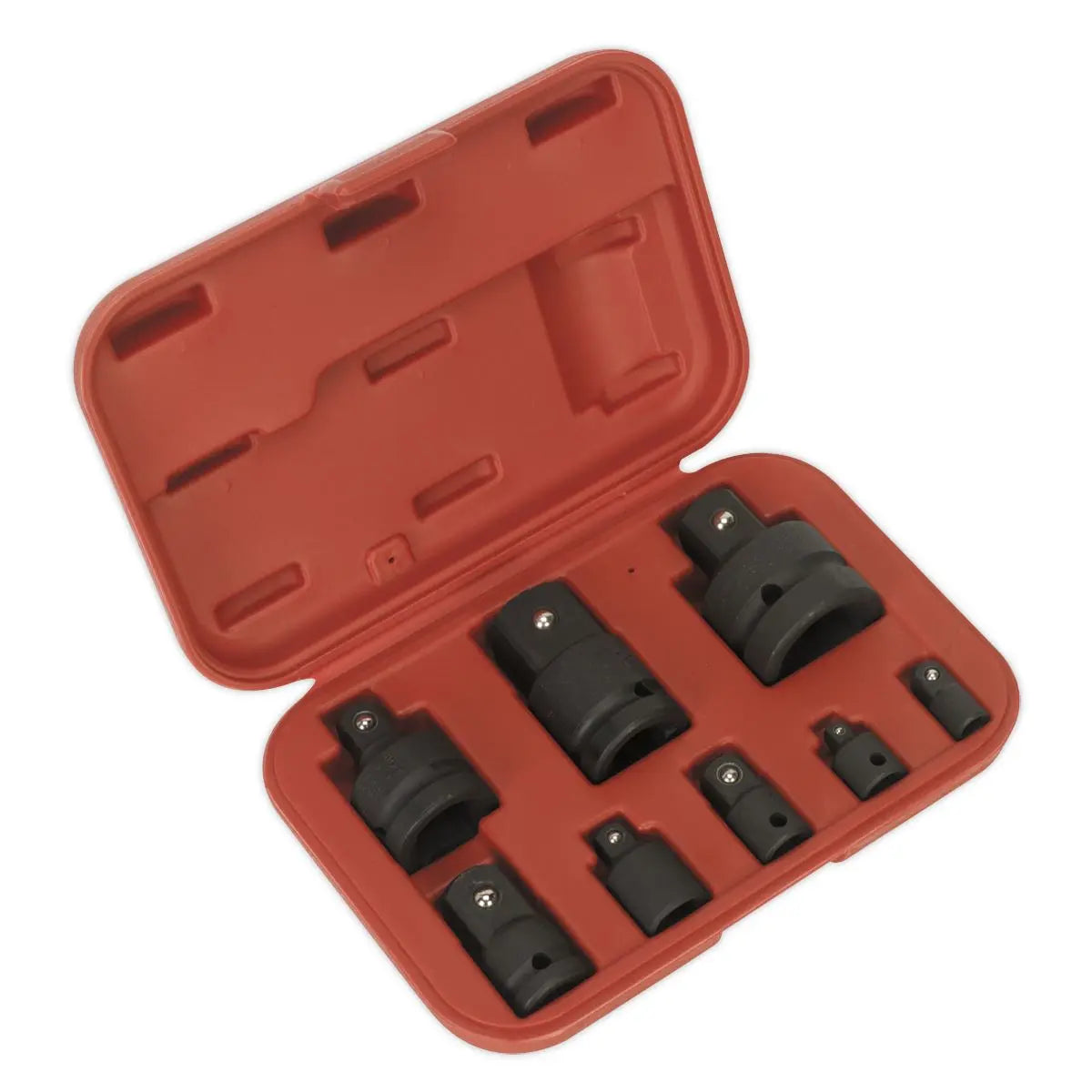 Sealey 8 Piece Impact Socket Adaptor Reducer Set  1/4" 3/8" 1/2" 3/4" 1 
