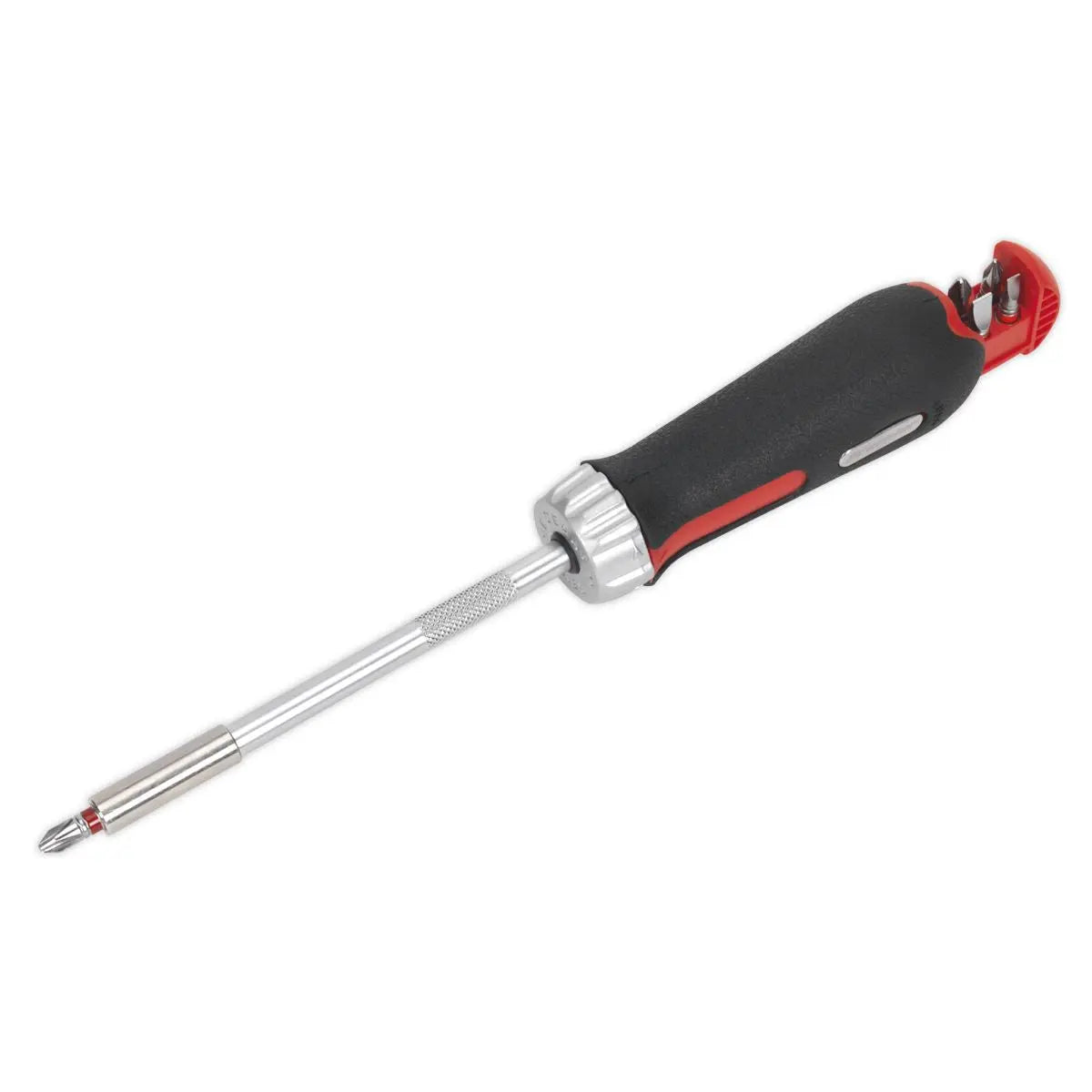 Sealey 8 Piece Platinum Series Fine Tooth Ratchet Screwdriver Bit Set Reversible 