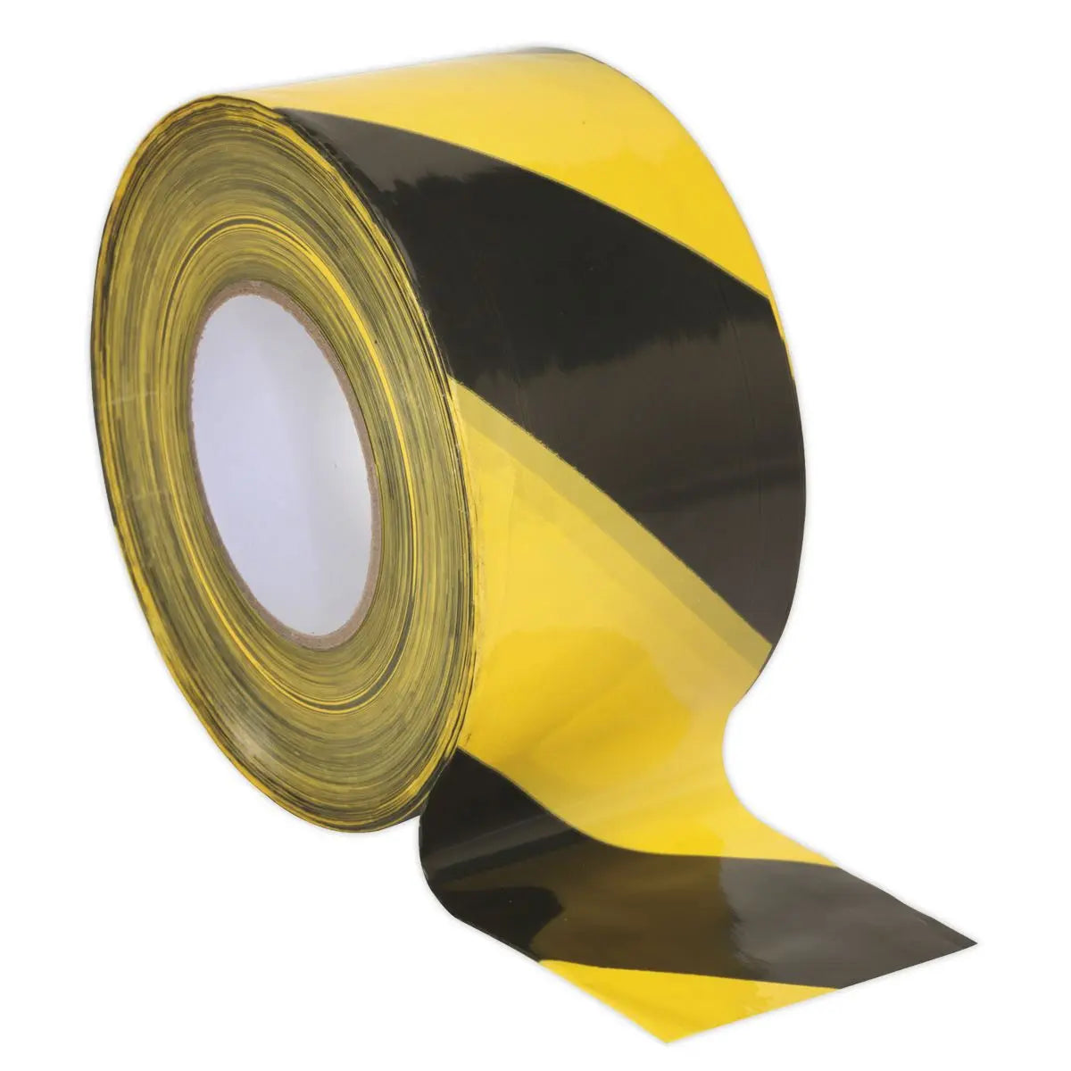 Sealey 80mm x 100m Non Adhesive Hazard Barrier Tape 