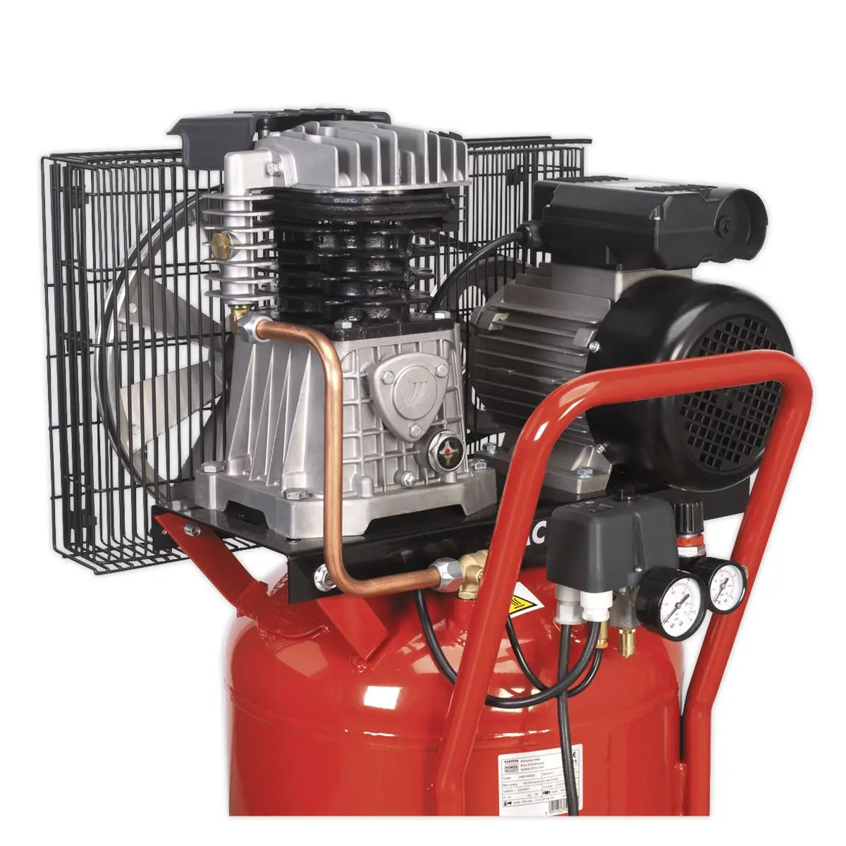Sealey 90L Belt Drive Vertical Compressor 3hp 