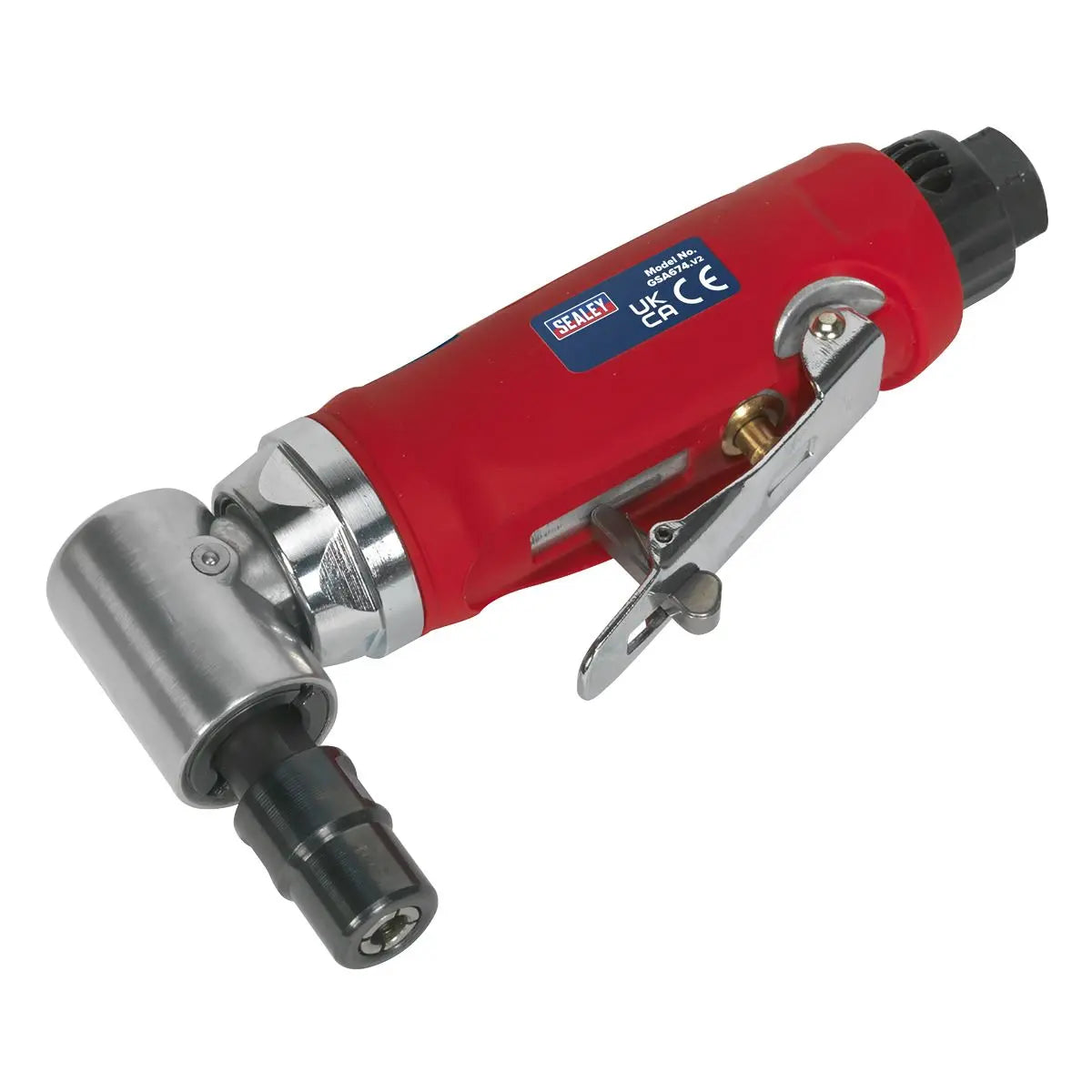 Sealey 90° Angle Air Die Grinder 1/4" BSP 6mm Collet 