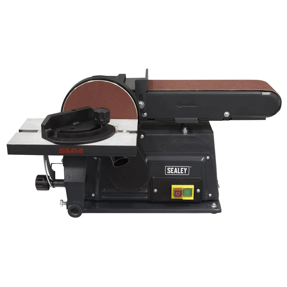 Sealey 915 x 100mm Belt/150mm Disc Sander 500W/230V  White Rose Tools