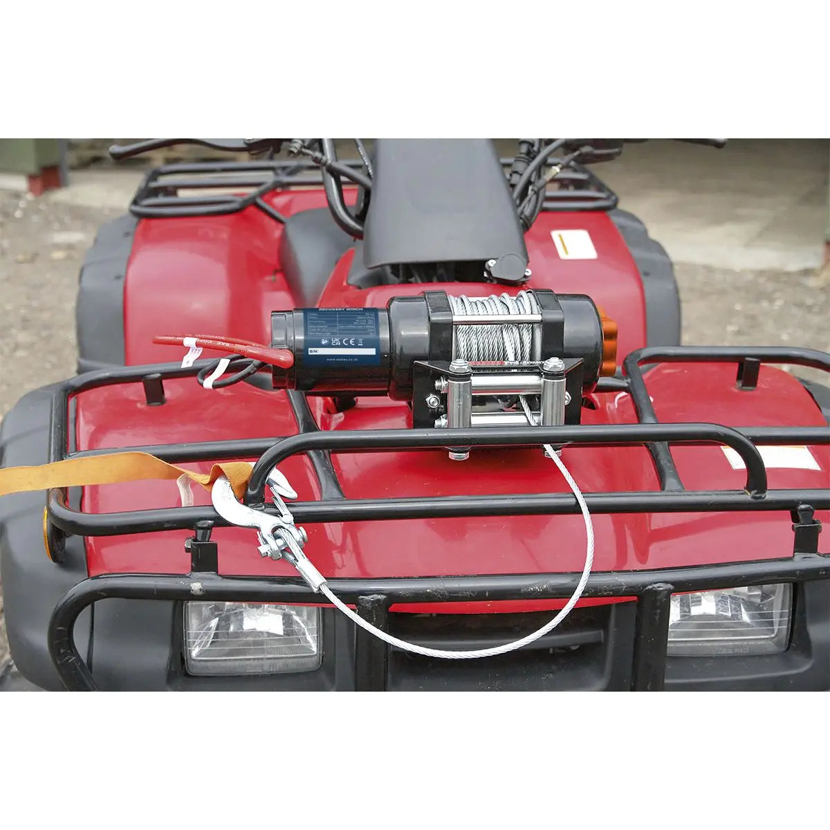 Sealey ATV/Quad Recovery Winch 2040kg (4500lb) Line Pull 12V 