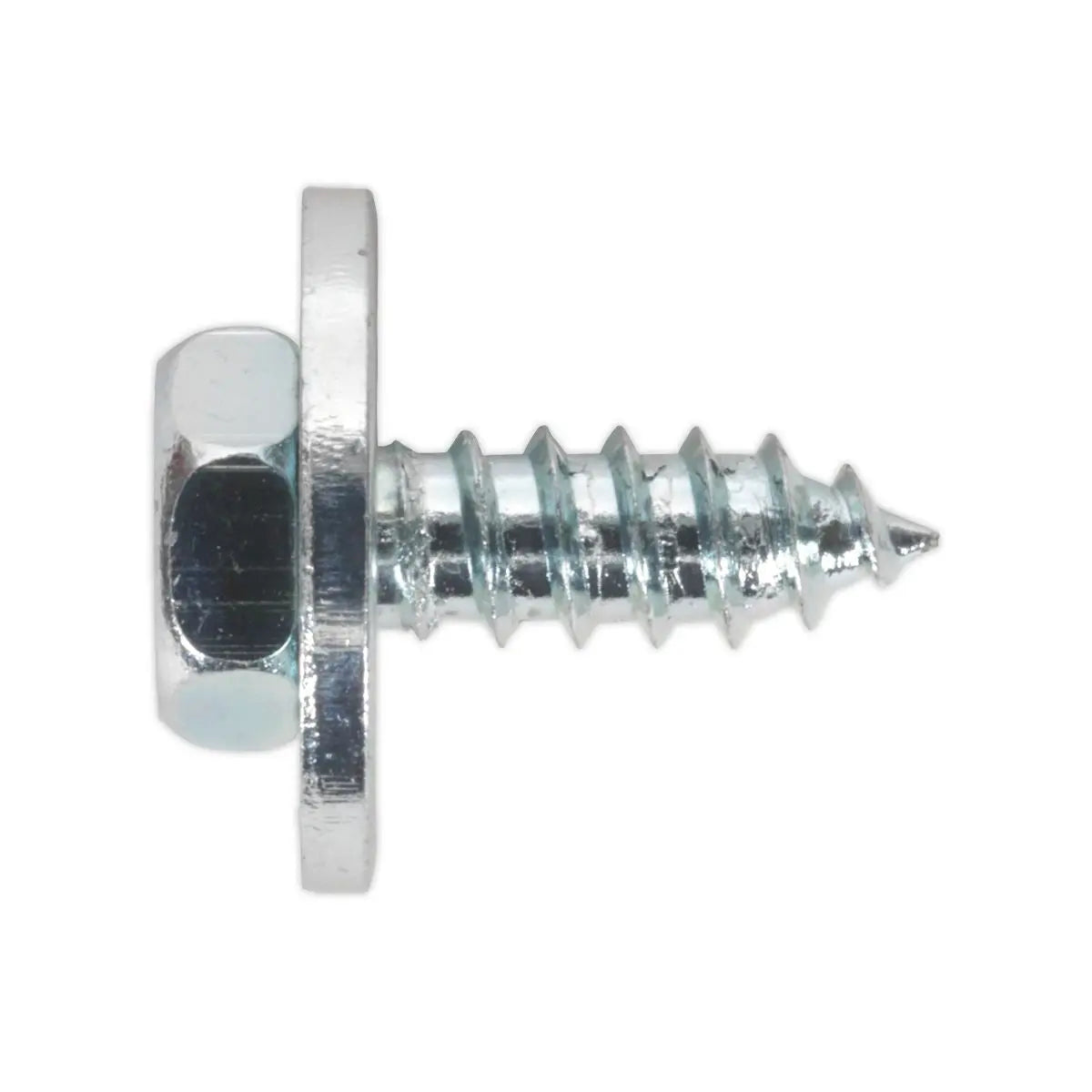 Sealey Acme Screw with Captive Washer #10 x 1/2" Zinc Pack of 100 