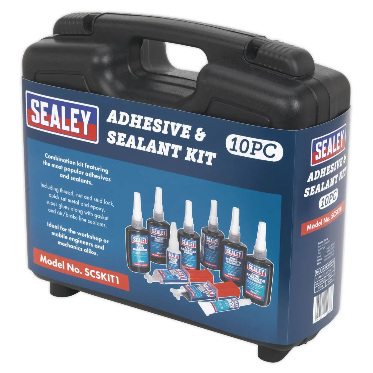 Sealey Adhesive & Sealant Kit 10pc 