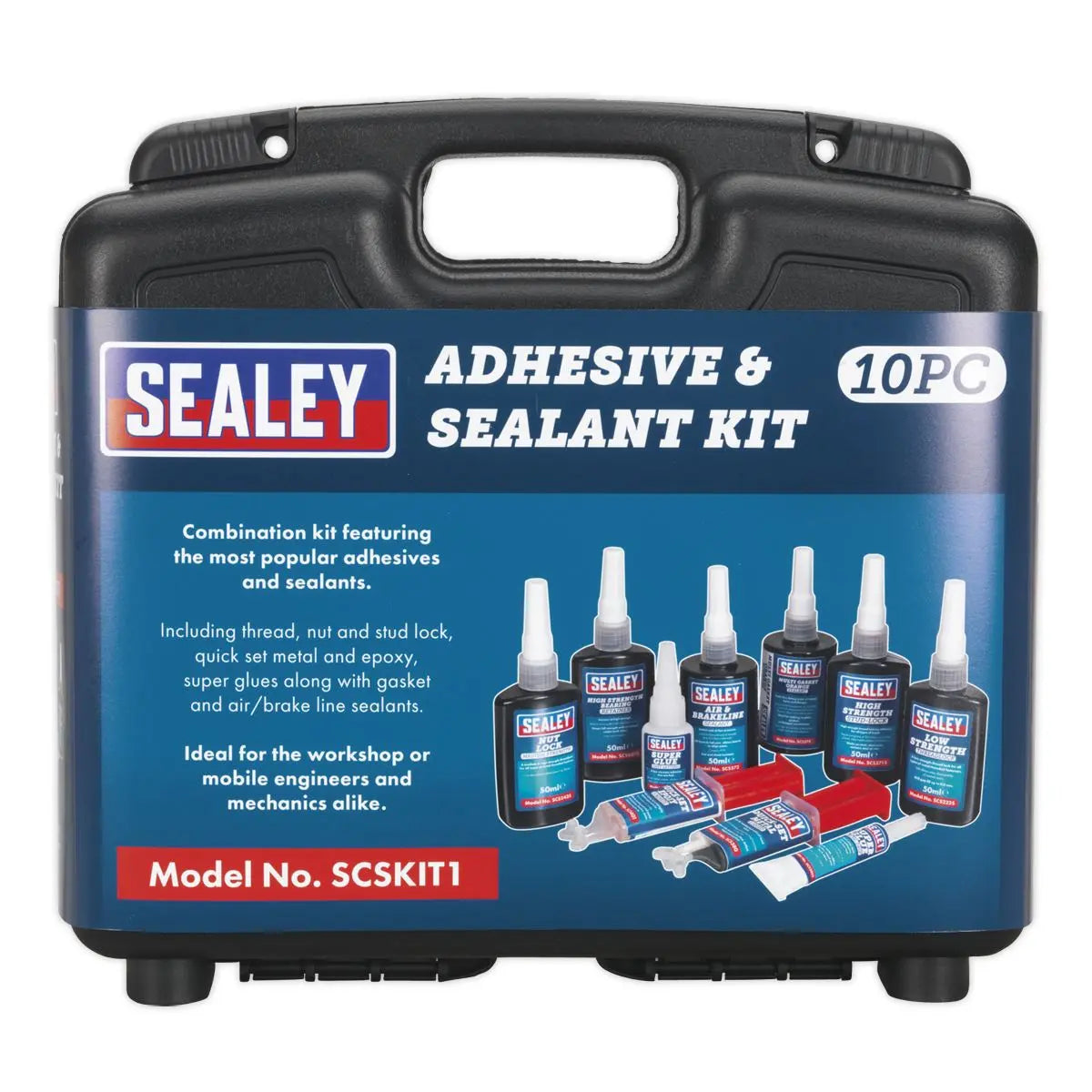 Sealey Adhesive & Sealant Kit 10pc 