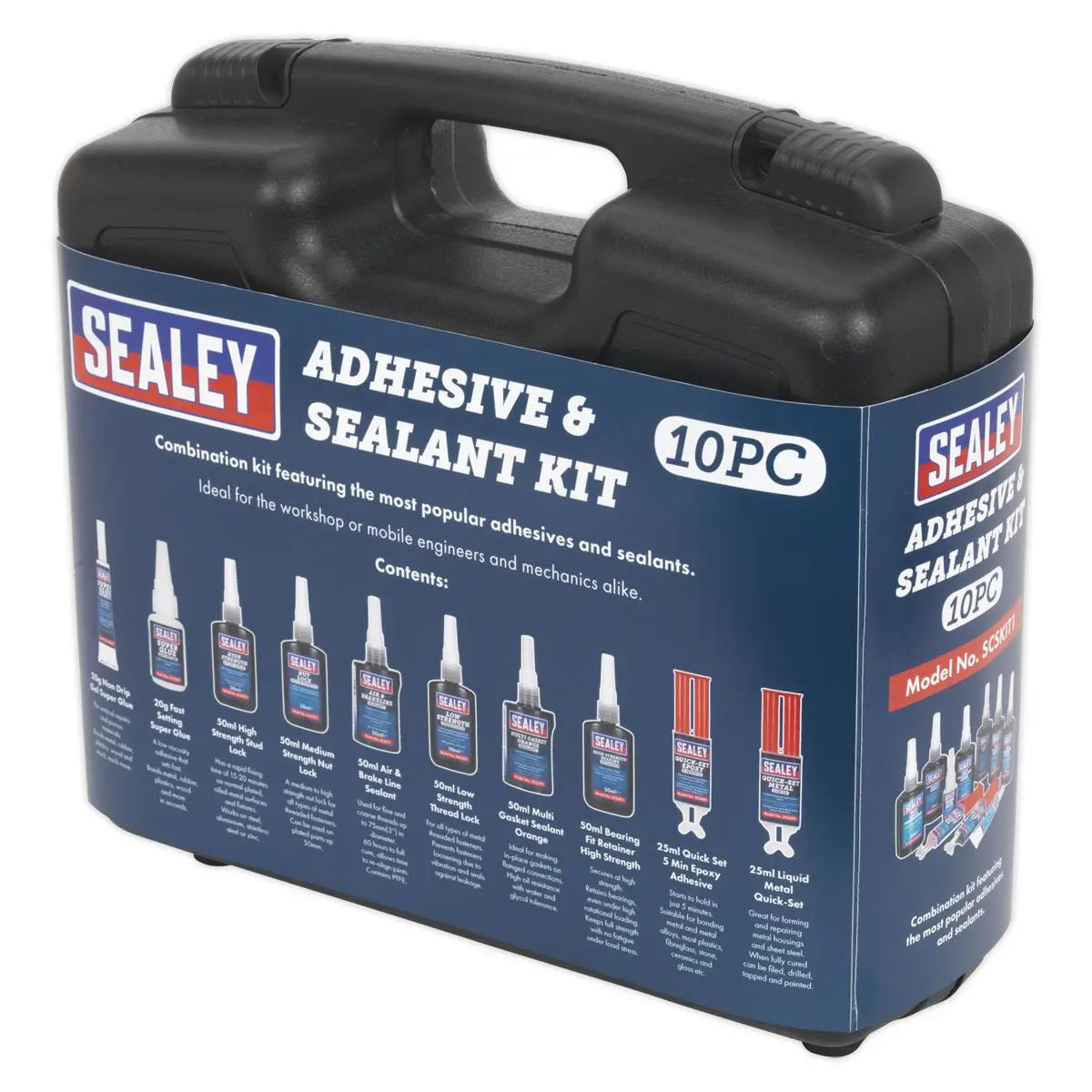 Sealey Adhesive & Sealant Kit 10pc 