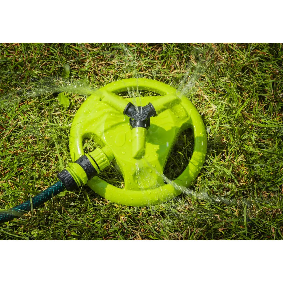 Sealey Adjustable Rotating Garden Sprinkler 3-Arm  White Rose Tools