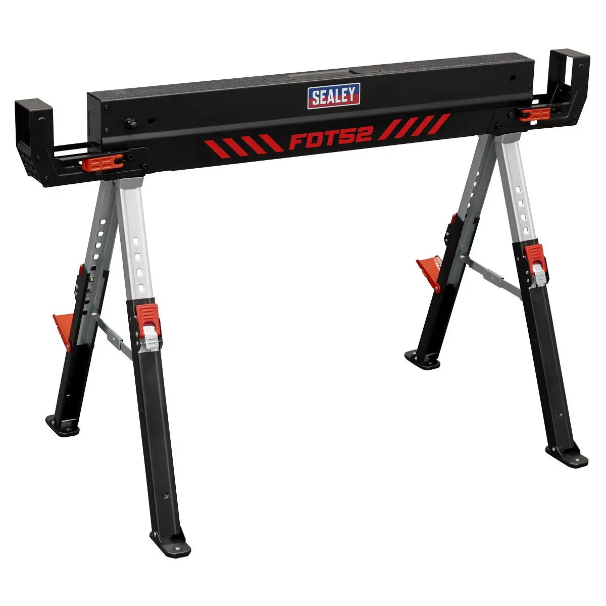 Sealey Adjustable Sawhorse Set 2pc  White Rose Tools