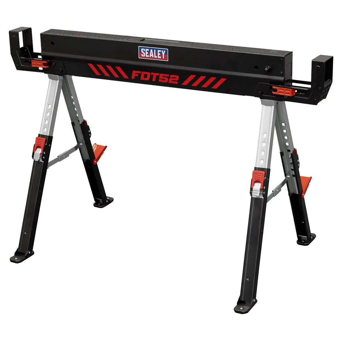 Sealey Adjustable Sawhorse Set 2pc  White Rose Tools