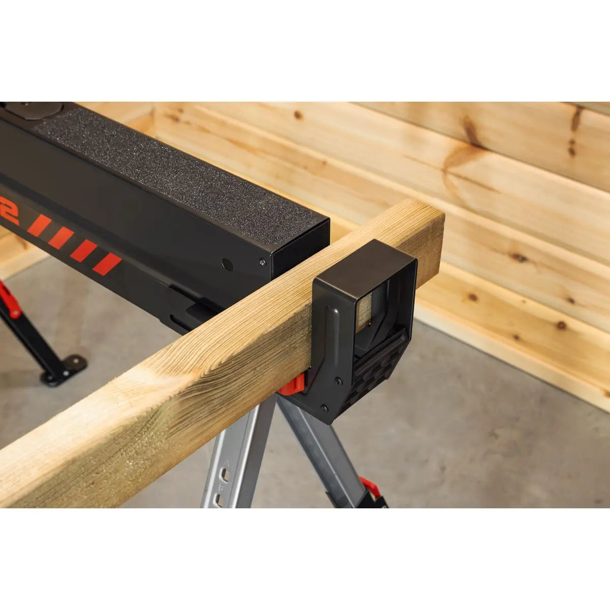 Sealey Adjustable Sawhorse Set 2pc  White Rose Tools