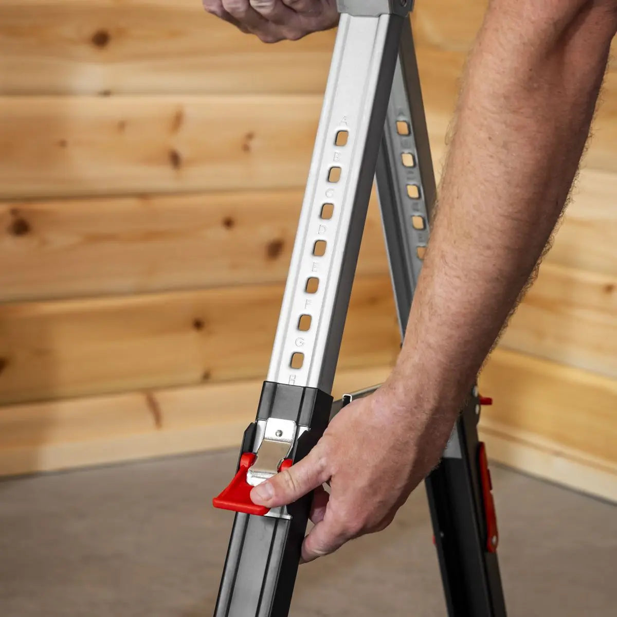 Sealey Adjustable Sawhorse Set 2pc  White Rose Tools