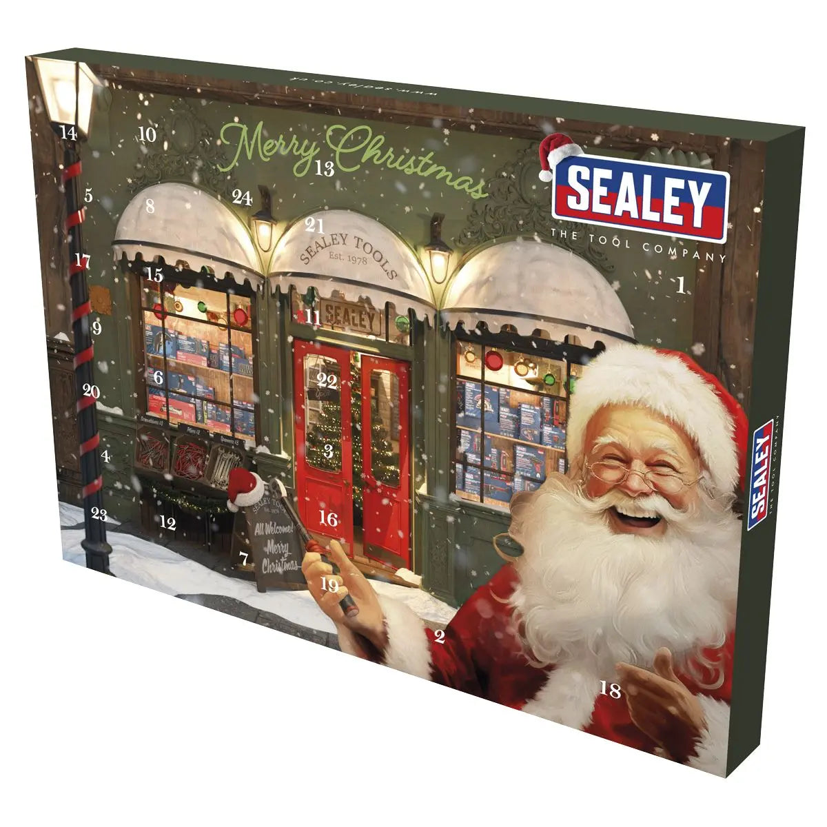 Sealey Advent Calendar Tool Kit 32pc  White Rose Tools