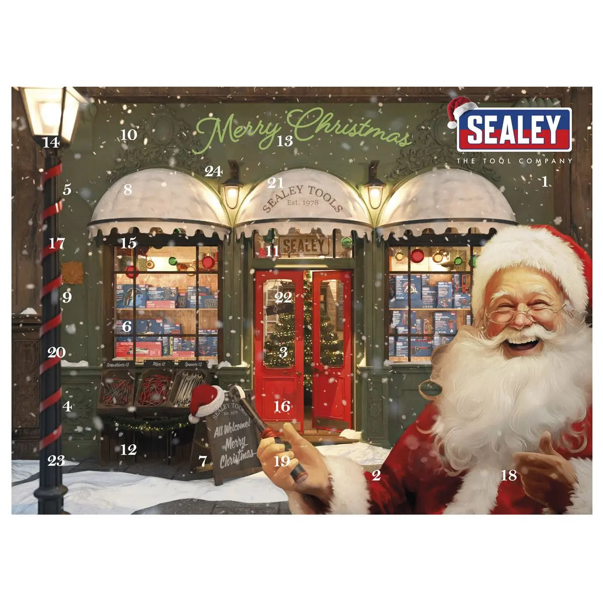 Sealey Advent Calendar Tool Kit 32pc  White Rose Tools