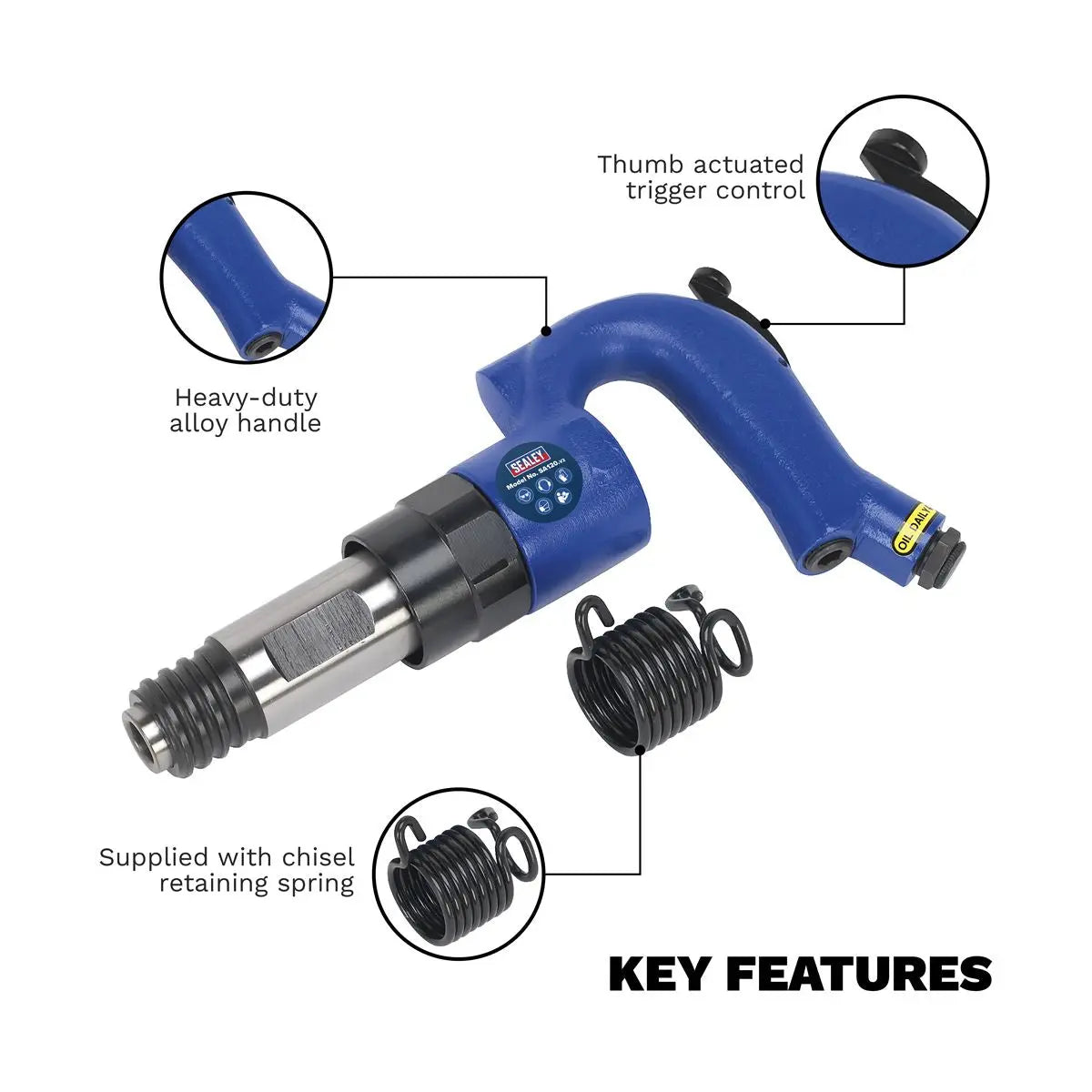 Sealey Air Chipping Hammer Industrial 