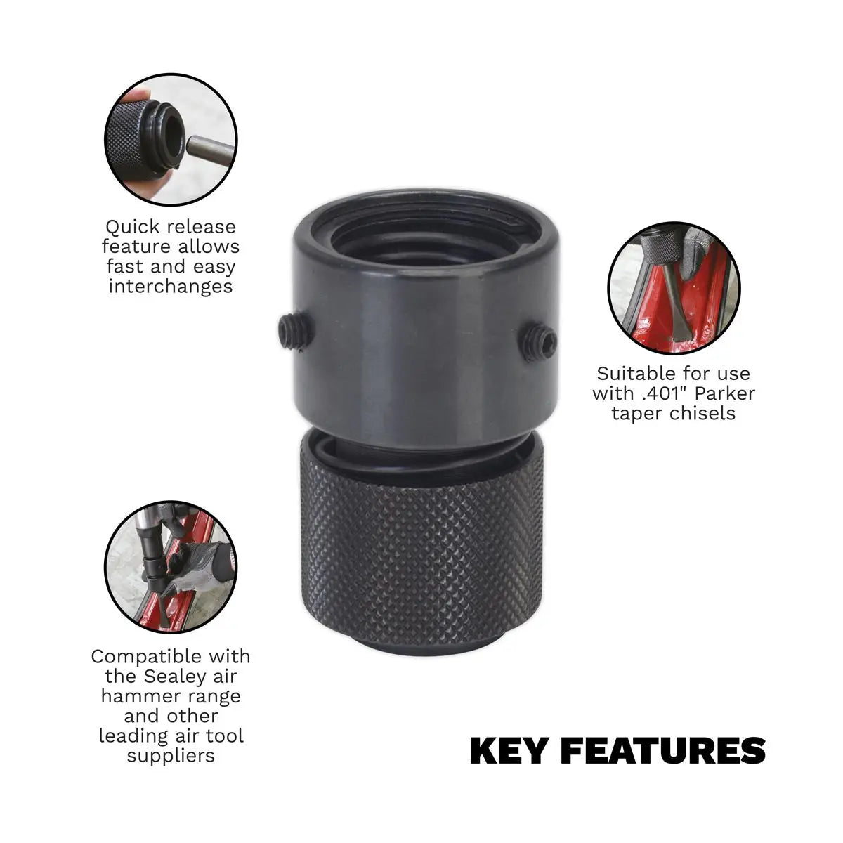 Sealey Air Chisel Quick Release Coupling 