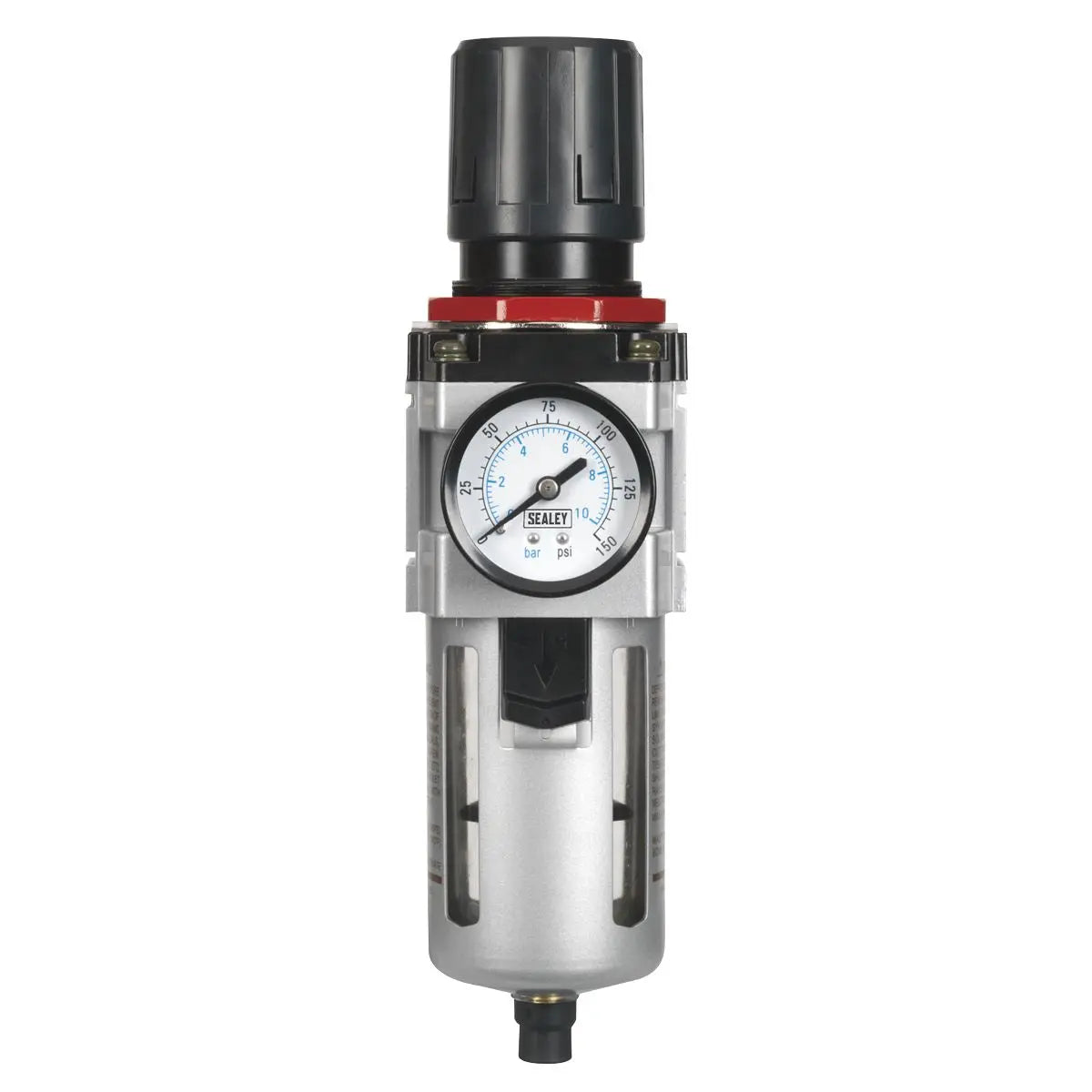 Sealey Air Filter/Regulator - High Flow 