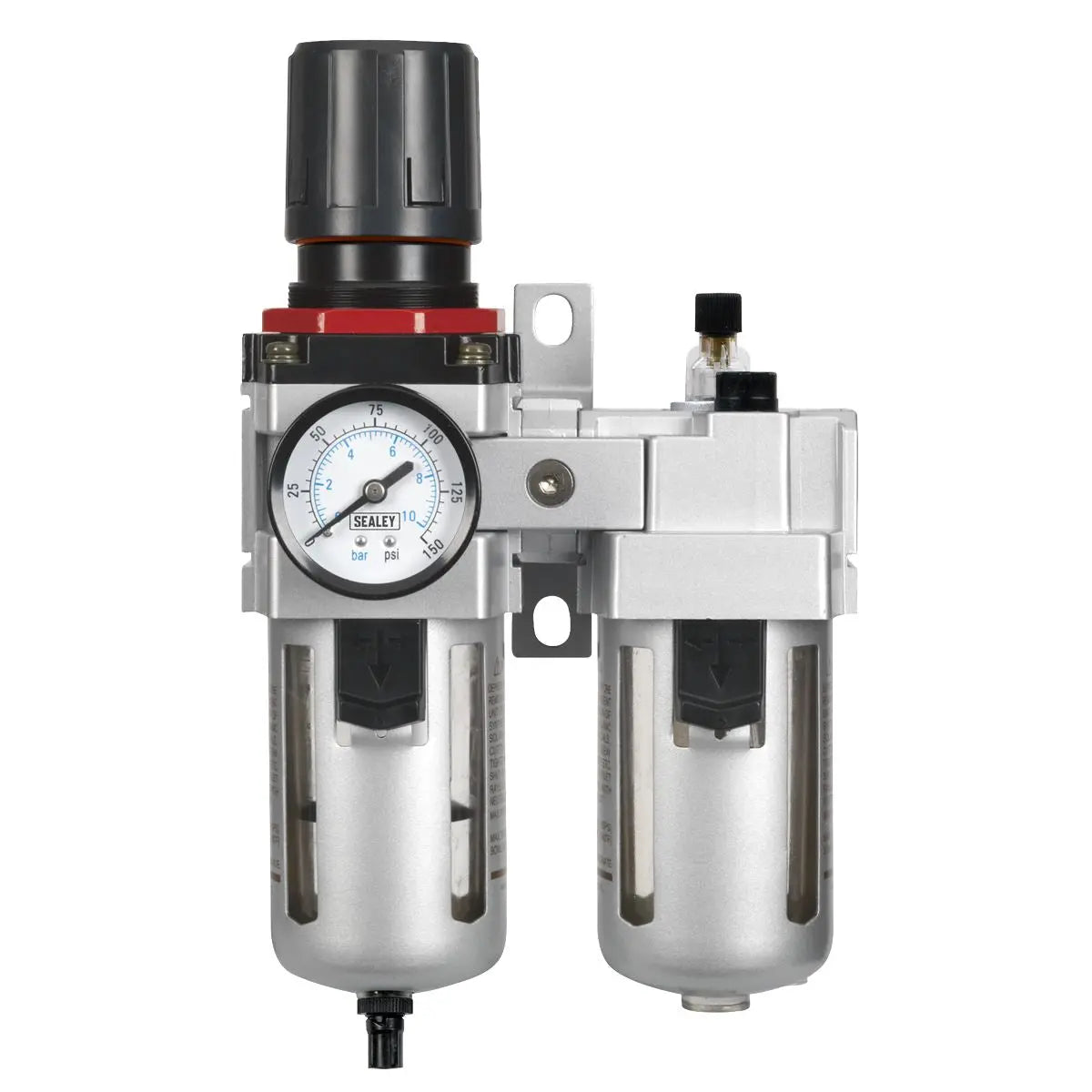 Sealey Air Filter/Regulator/Lubricator - High Flow 