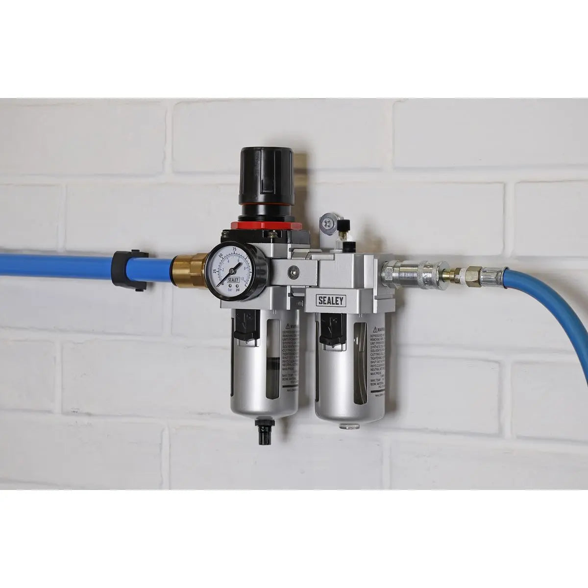 Sealey Air Filter/Regulator/Lubricator - High Flow 