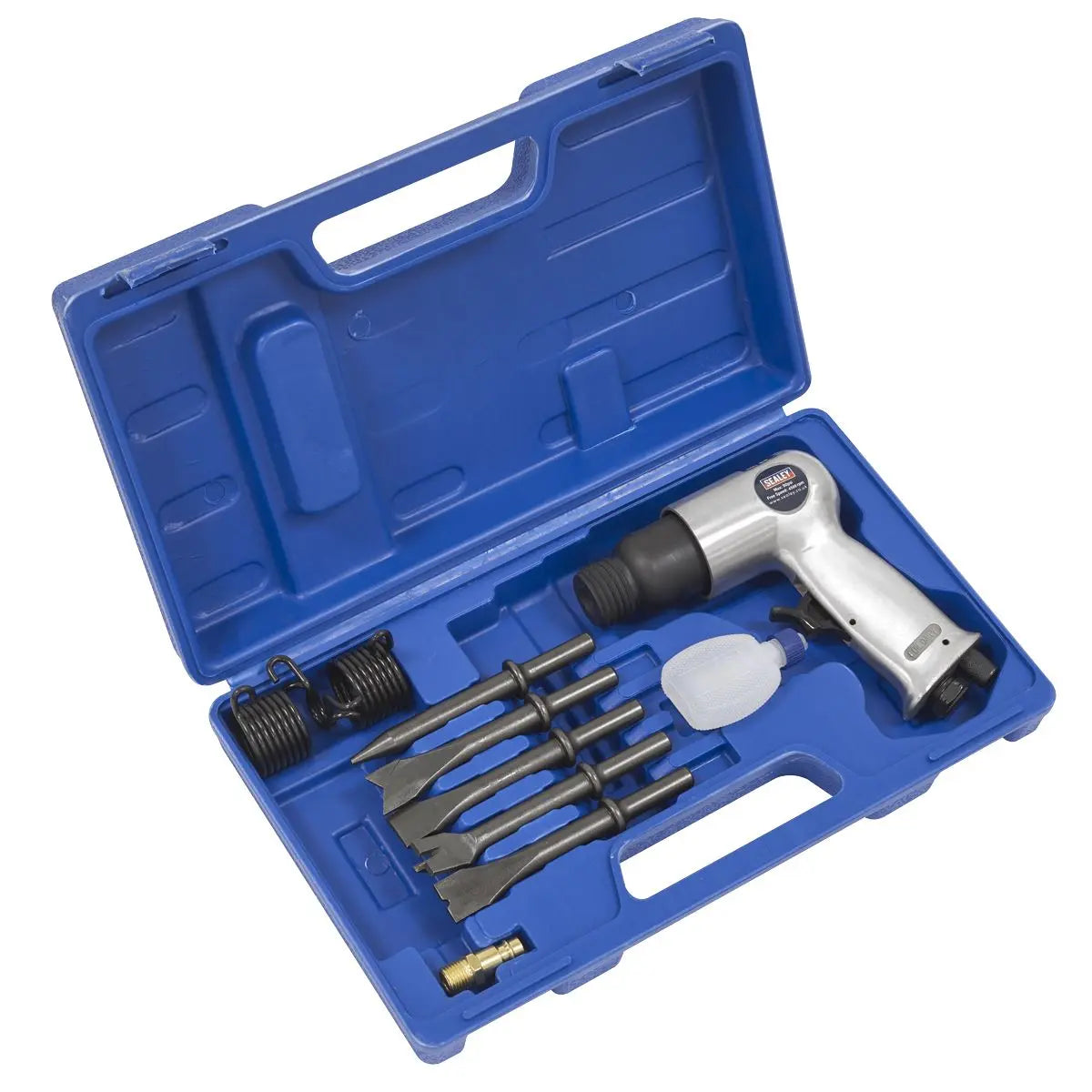 Sealey Air Hammer Kit with Chisels Medium Stroke 