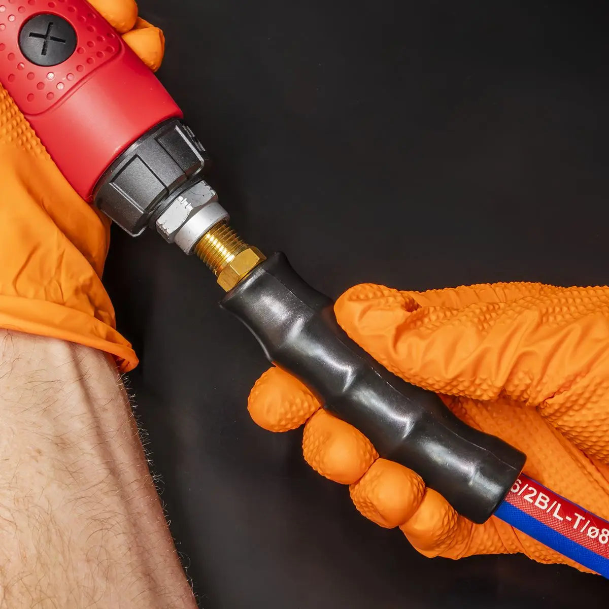 Sealey Air Hose 5m x Ø8mm with 1/4"BSP Unions Extra-Heavy-Duty 