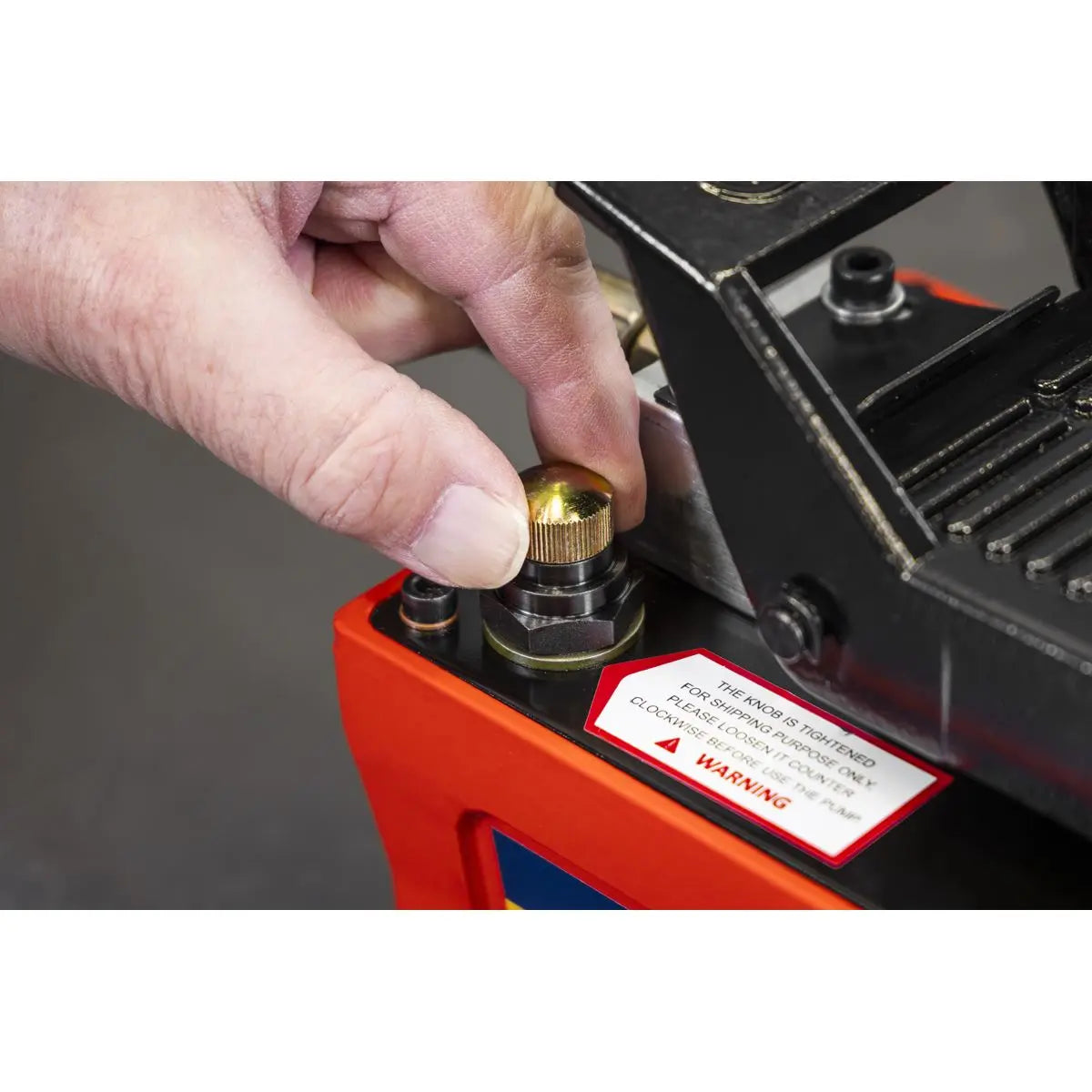 Sealey Air Hydraulic Foot Pump 10,000psi  White Rose Tools