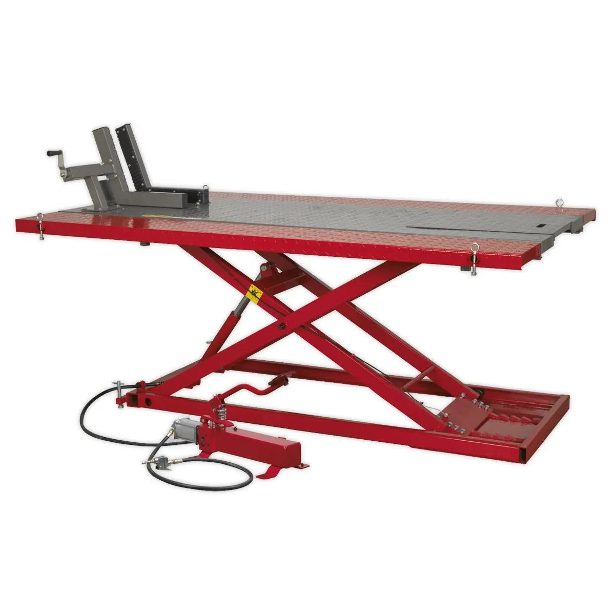 Sealey Air/Hydraulic Mini Tractor/Quad/Motorcycle Lift 680kg Capacity 