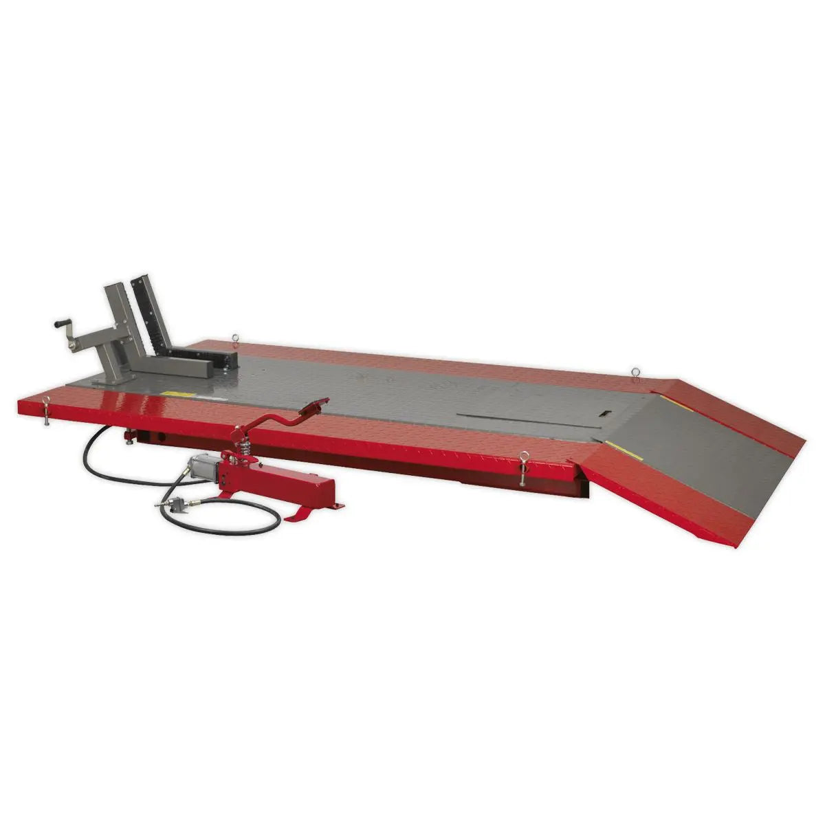 Sealey Air/Hydraulic Mini Tractor/Quad/Motorcycle Lift 680kg Capacity 