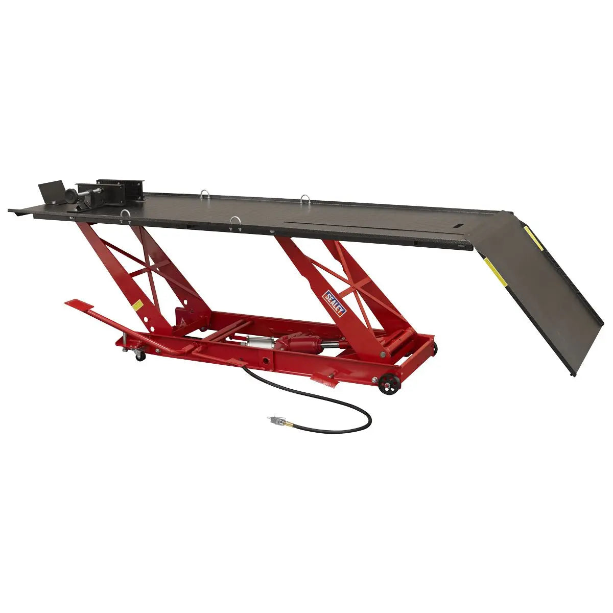 Sealey Air/Hydraulic Motorcycle Lift 454kg Capacity  White Rose Tools