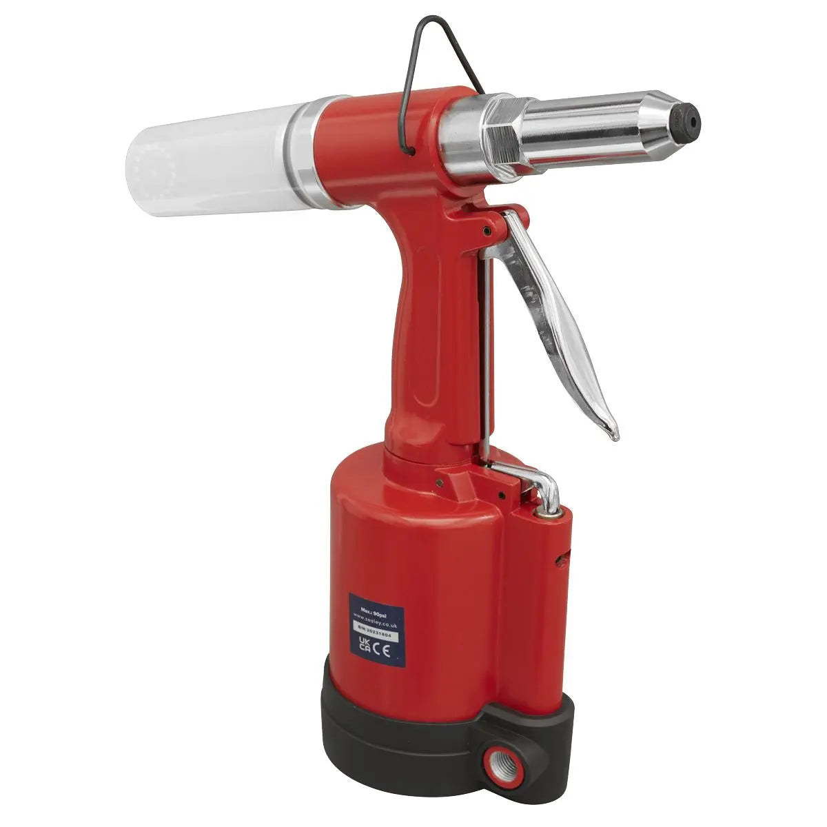 Sealey Air/Hydraulic Riveter 3/16" Steel Aluminium & Stainless Steel Rivets 