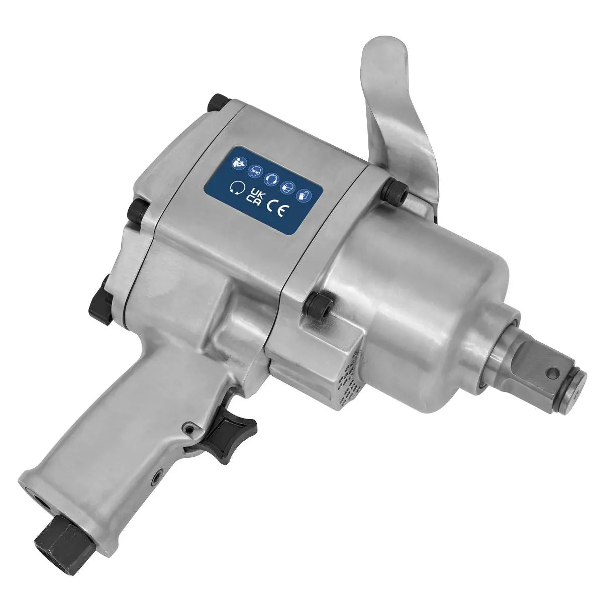 Sealey Air Impact Wrench 1"Sq Drive Pistol Type - Twin Hammer 